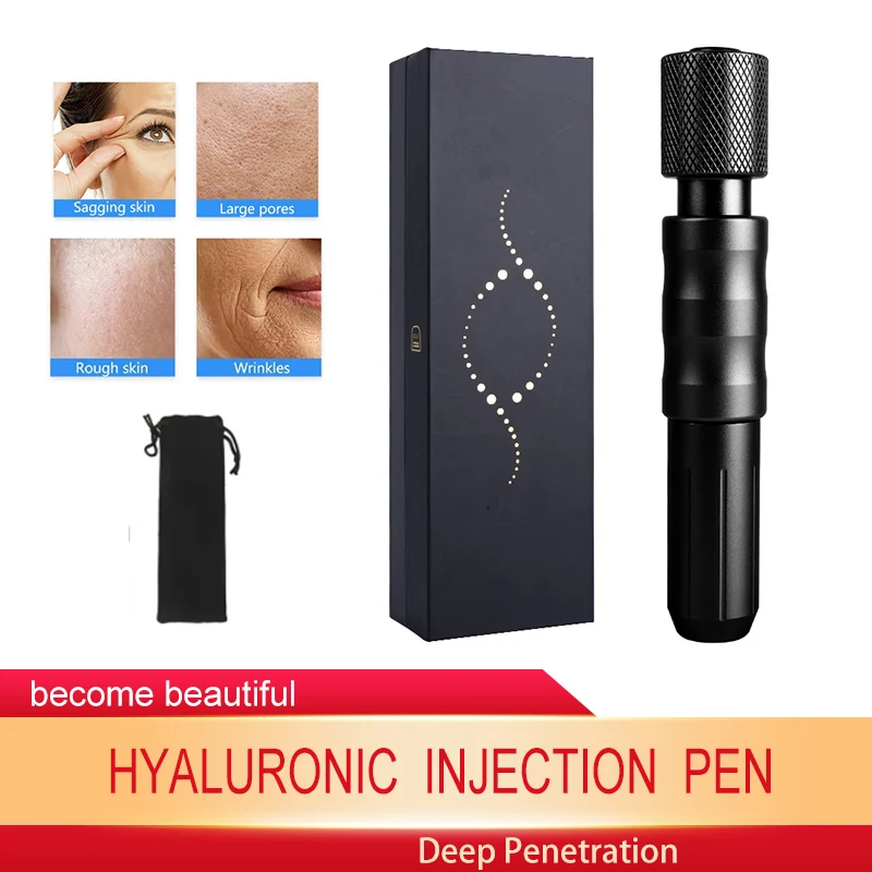 

0.5ML Hyaluronic Acid Pen Nebulizer Lip Filler Injector Wrinkle Removal lifting No Needle Noninvasive Hyaluron Pen Mesotherapy