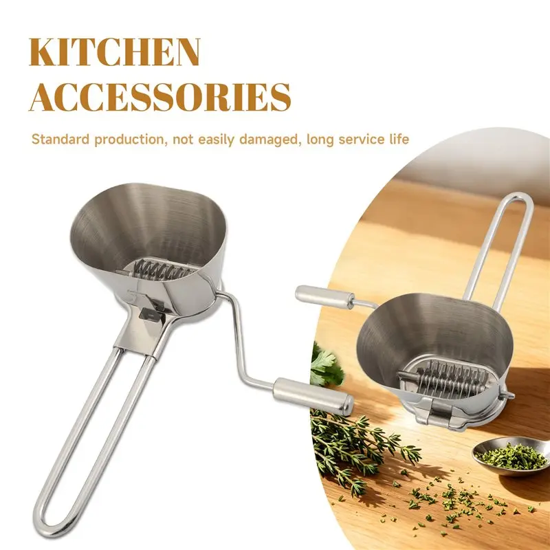 J1UL1N Kitchen Accessories Parsley Chopper Herb Chopper Grinder Parsley Vegetable Grater Cooking Seasoning Utensils