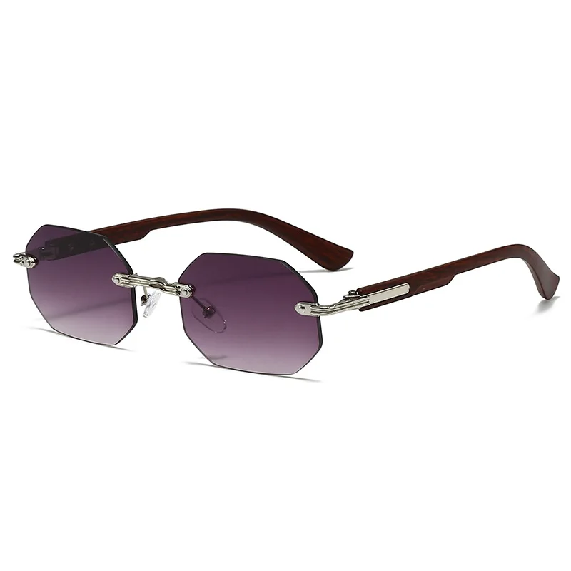 Vintage Polygon-Sonnenbrillen für Damen und Herren, elliptische Sonnenbrillen, ovale Brillen für Damen und Herren