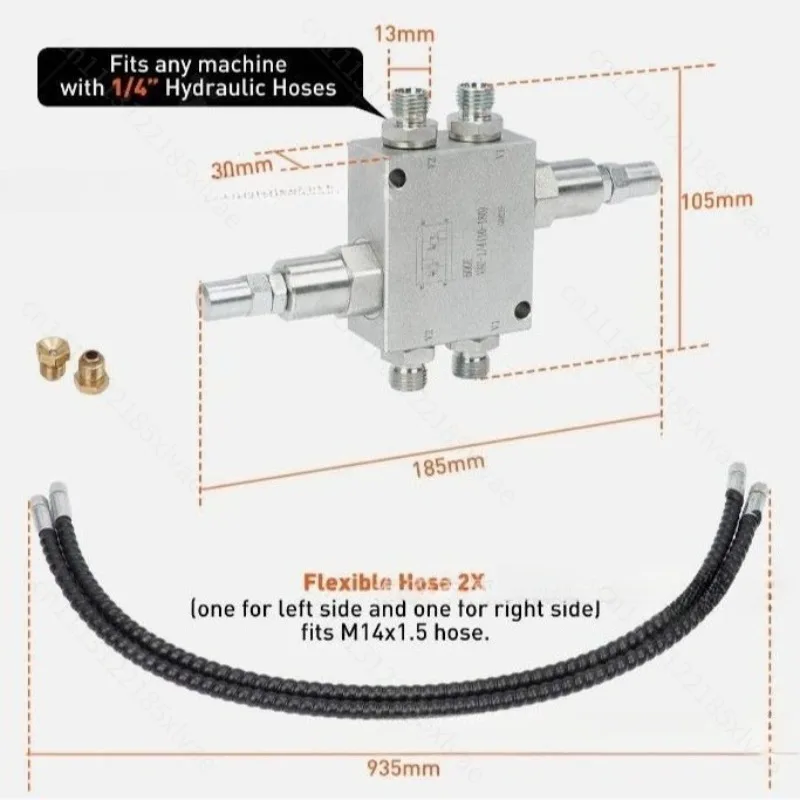 Mini‑Excavator‑Hydraulic‑Cushion‑Valve‑Kit‑Durable‑Steel‑Spare‑Valve‑For‑Construction‑Machinery‑Repair‑Replacement‑Accessory