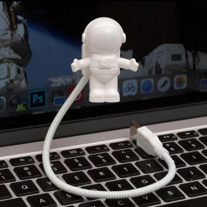 

Usb Tube Lamp Usb Powered Astronaut For Laptop Pc Notebook Reading Decoration Lamp Desk Lamp Spaceman Astronaut Led Home Decor