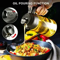 Oil Cooking Edible Travel Oil and Vinegar Plastic 2in1 Kitchen Oil Spray Bottle Olive Acid Sprayer for Cooking BBQ Baking