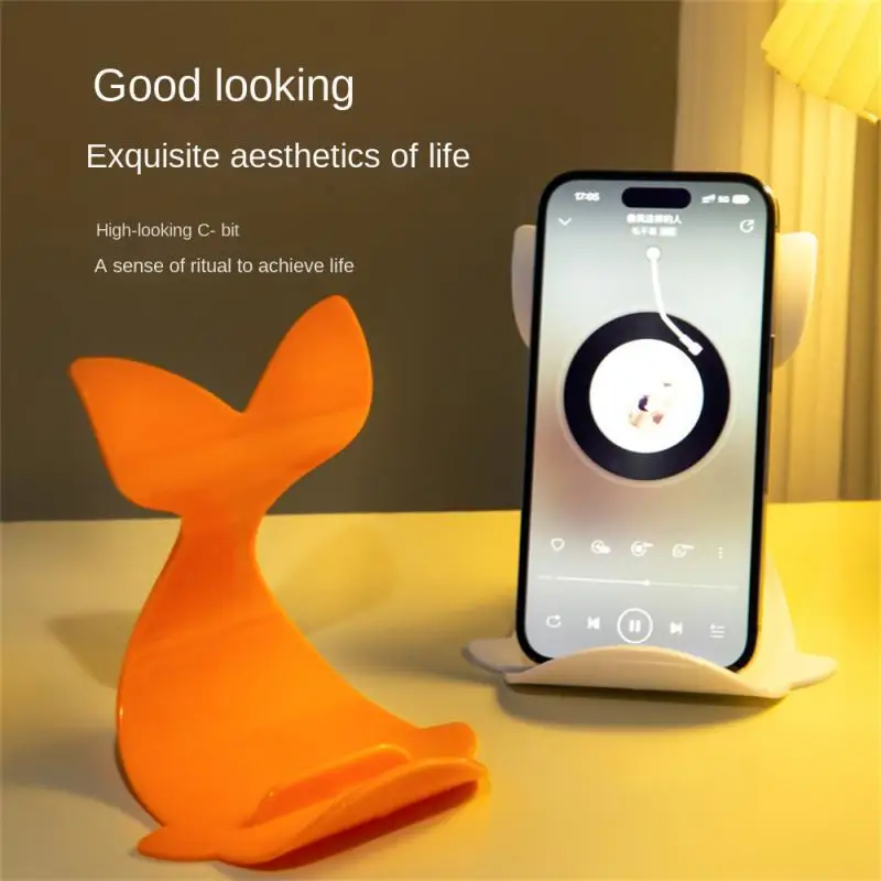 Whale Desktop Mobile Phone Holder Creative Cartoon Holder Floor Mini Gadget Base Lazy Plank