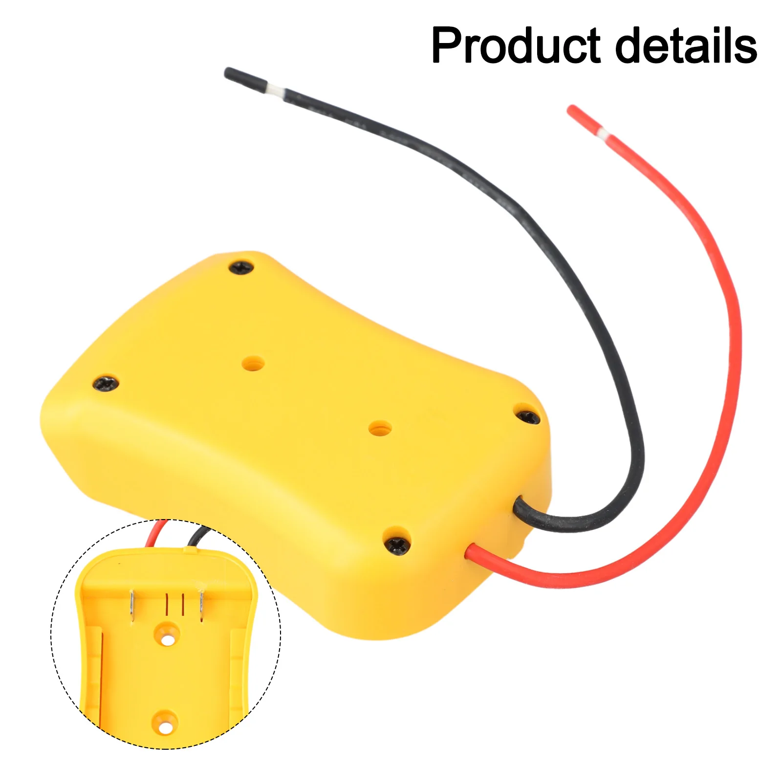 Adapter For DIY Enthusiasts DIY Projects Yellow Wired Connection Adapter Robust Materials Enhanced Flexibility