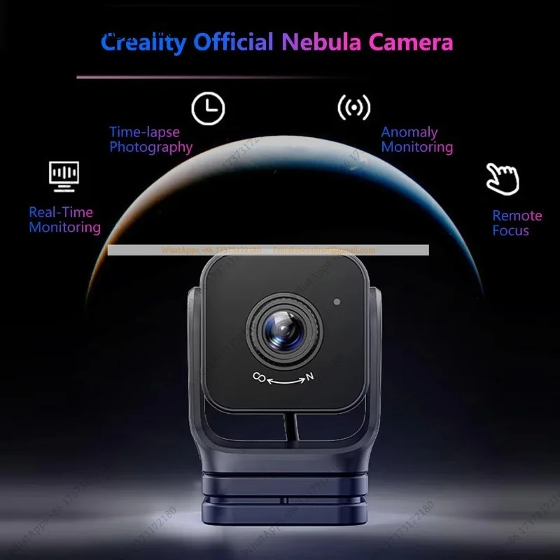 Creality Nebula Camera Upgrade 24Hour Real-time Monitoring Time-lapse Filming Night Vision Function for Ender 3V3/PLUS/KE/CR10SE