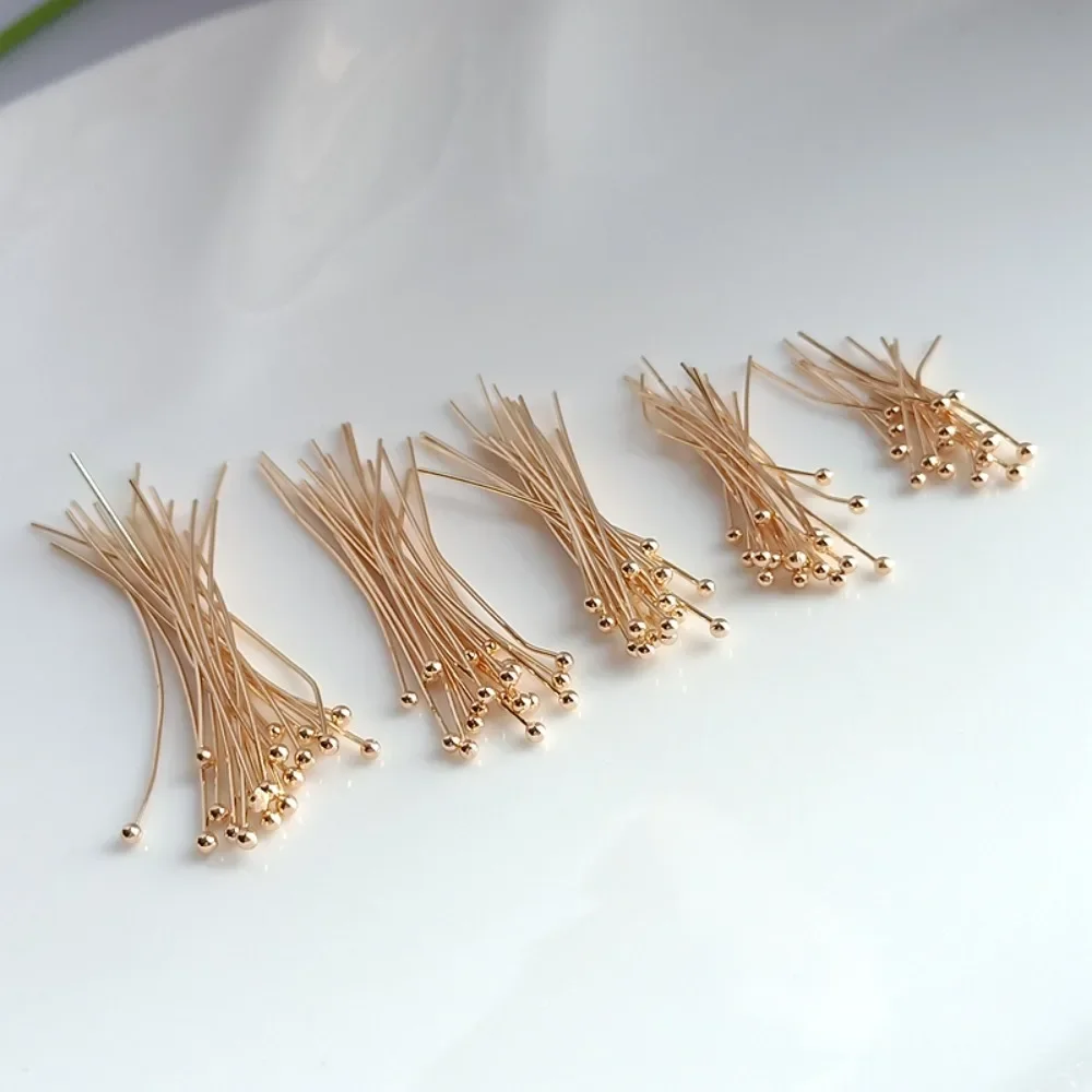 

14K Gold-plated Beads,Needle Beads, Multiple Sizes of Beaded Handcrafted DIY Pendant Accessories