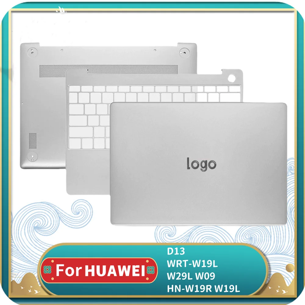 Laptop case For Huawei D13 WRT-W19L W29L W09 HN-W19R W19L LCD Back Cover / Front Bezel / Hinges / Screw