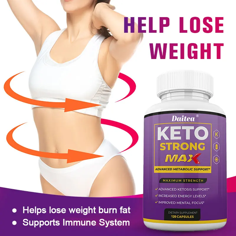 Keto Capsules - Slimming Ketogenic Weight Loss Supplements - Men & Women Fat Burning, Focus, Metabolism, Mood Improvement