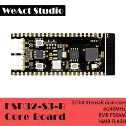 ESP32-S3-N16R8 WiFi compatible Bluetooth BLE 5.0 Mesh Carte de développement ESP32S3 Wireless Tech Micropython