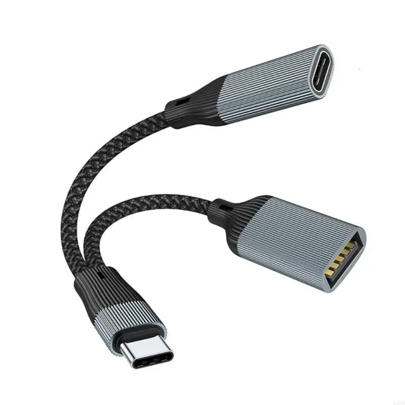 

USB C до 3,5 мм порт и адаптер PD60W для зарядки устройств с высокой скоростью