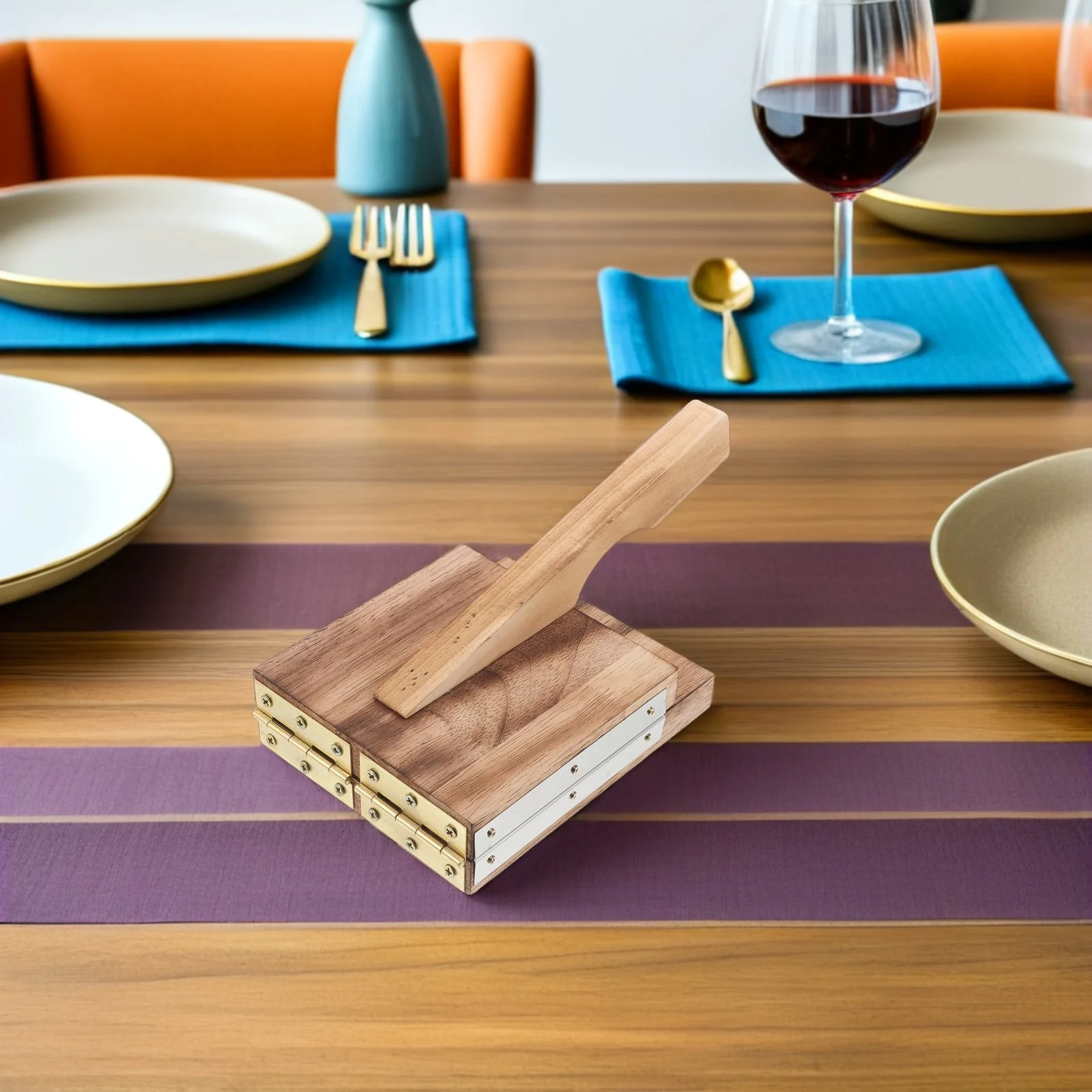 

Wooden Dumpling Skin Maker Manual Dough Press Mold Reusable Pressing Tool For Pie Tortilla Chinese Food Baking Tool