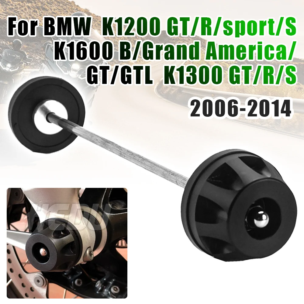 

Front Axle Fork Crash Sliders For BMW K1200R S GT 2006-2014 K1300S R K1300GT K1600 GTL K1600B GA GT Motorcycle Wheel Protector