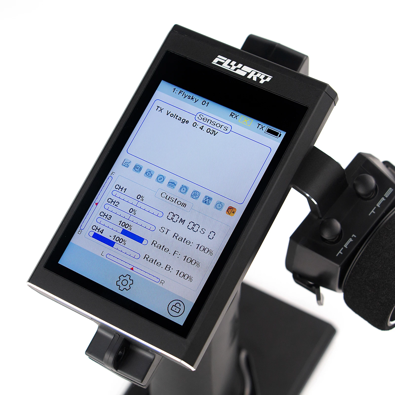 Flysky Noble NB4+ 2.4G 8CH ラジオ送信機リモートコントローラー、FGR4S レシーバー付き、リモートコントロールカーボート用 AFHDS 3 プロトコル