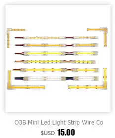 COB-Streifen auf Draht-LED-Anschlüsse, 5 8 10 mm Anschluss, lötfrei, für CCT, FCOB, RGB-LED-Streifen, Lichter 2, 3, 4-poliger Anschluss mit Draht – Detail 7