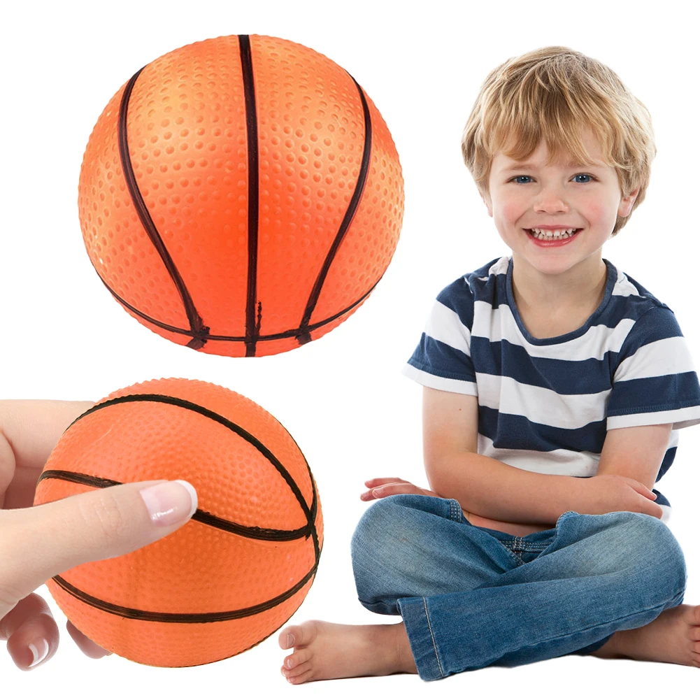 

10Pcs 10cm Inflatable Basketball PVC Mini Orange Basketballs Small Basketballs Inflatable Beach Balls Kid Adult Sports