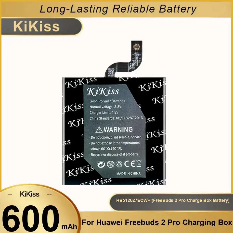 

600Mah For Huawei Freebuds 2 Pro Charging Box HB512627ECW+ Charge Battery Environmentally Friendly Earphone
