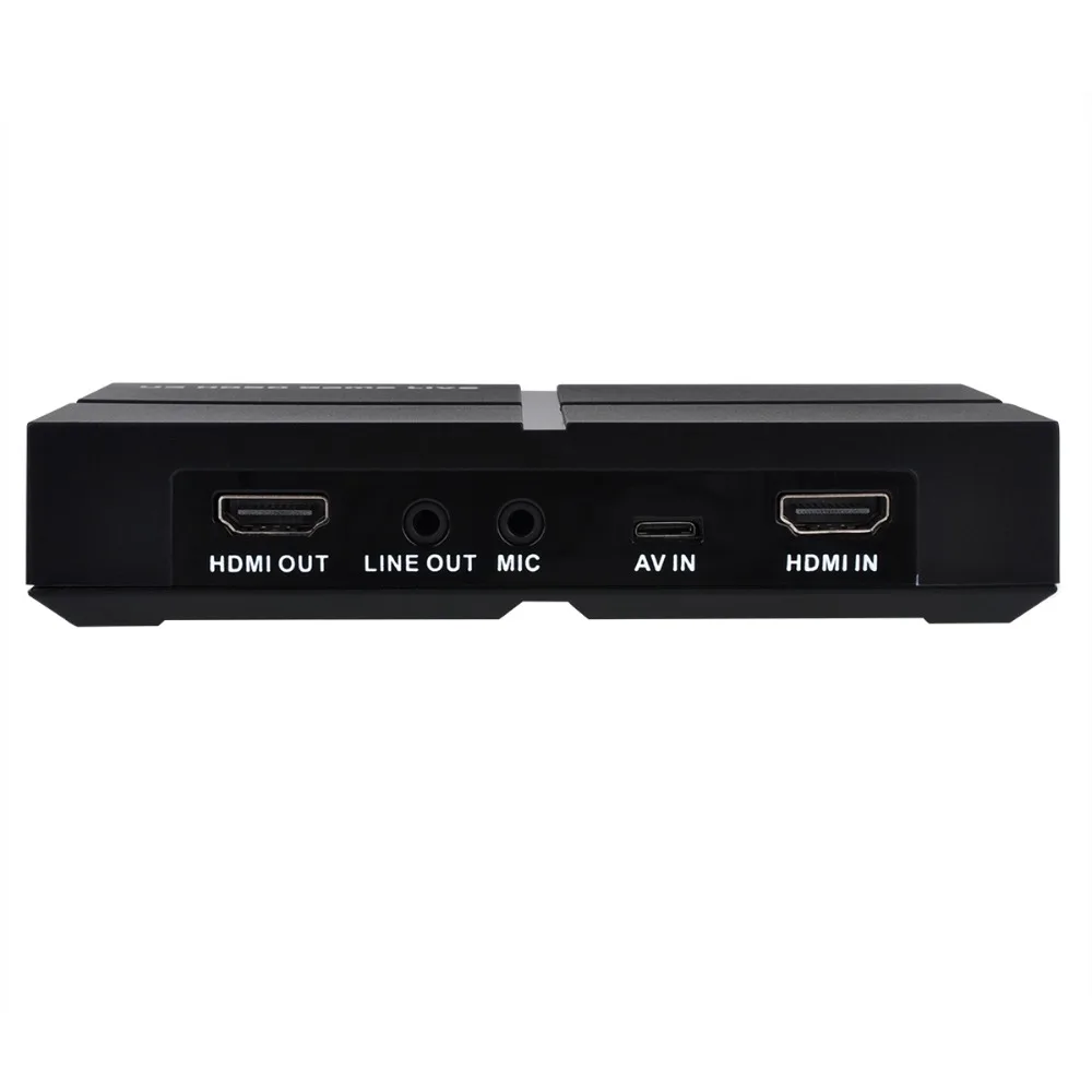AV HDMI To USB 3.0 Video Capture Card 1080P 60fps Phone PC Game Recording Box MIC IN Audio Out HD Loop Live Streaming Broadcast
