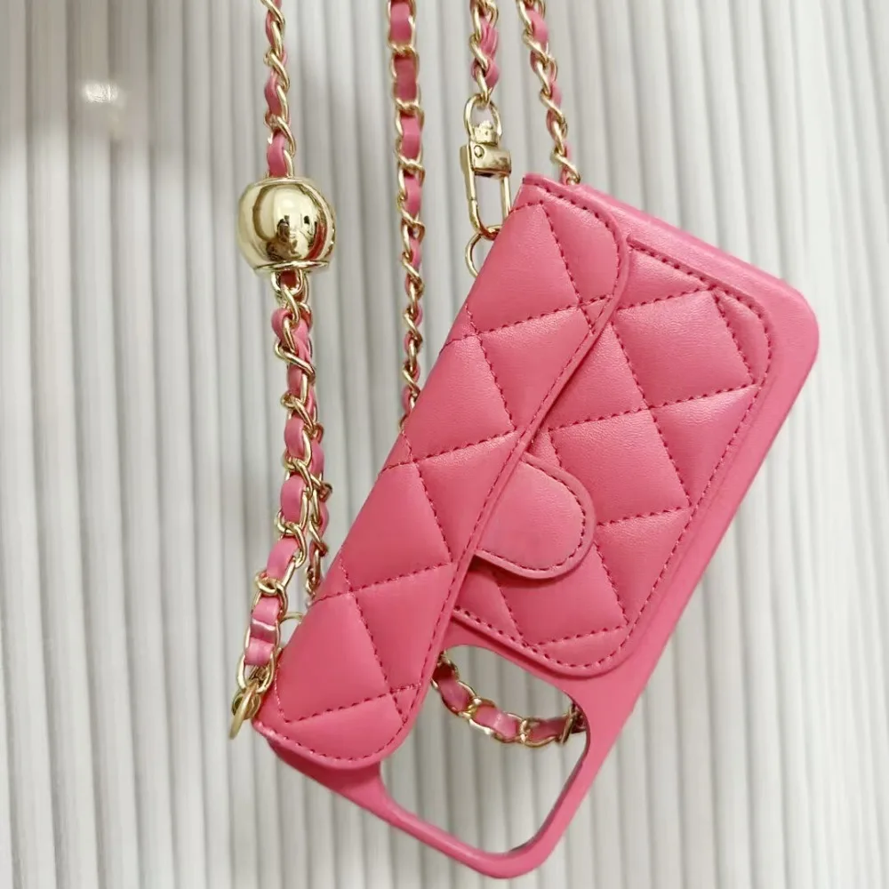 

Crossbody Adjustable Lanyard Phone Case for iPhone 16 Pro Max 15 14 13 Plus Wallet with Card Slot Holder Leather Cover (no logo)