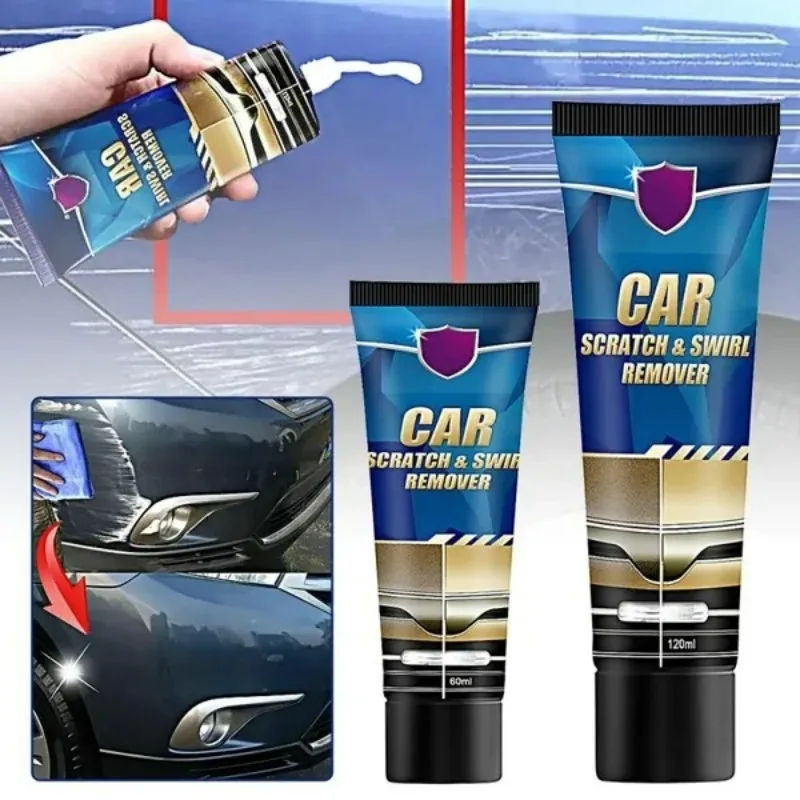 Car Body Scratch Remover Paint Scratch Care Repair Cream with Polishing Wax Brush Rag Tool Care Accessories