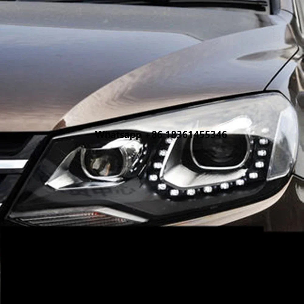 

For Vw Touareg 2011-15 headlight assembly DRL daytime running light driving lamp European version Car accessories