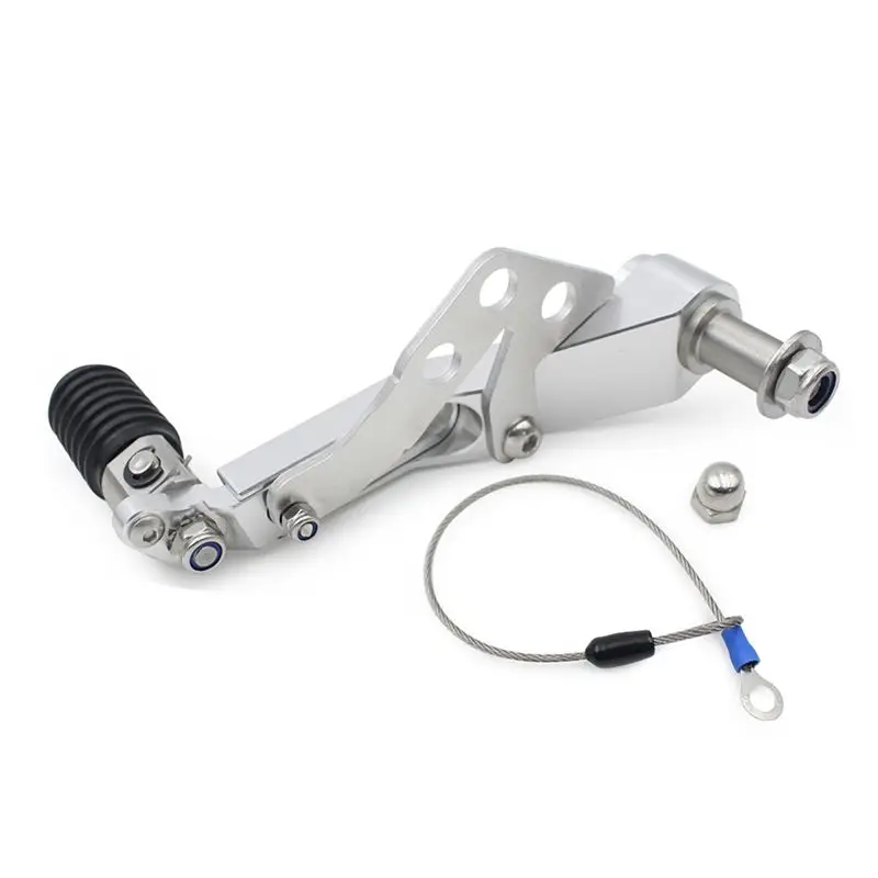 

Motorcycle Gear Shifter Pedal Lever Adjustable Folding Pedal Lever Forbmw R1200 R1250 GS1250 2013-2023 Silver