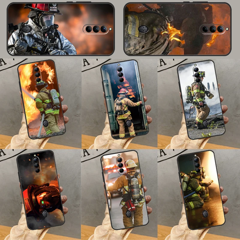 Чехол Firefighter Heroes Fireman для Red Magic 10 9 8 Pro Plus 6 6S 7S 7 Pro 5G 6R RedMagic 10S 8S 9S Pro Plus Cover
