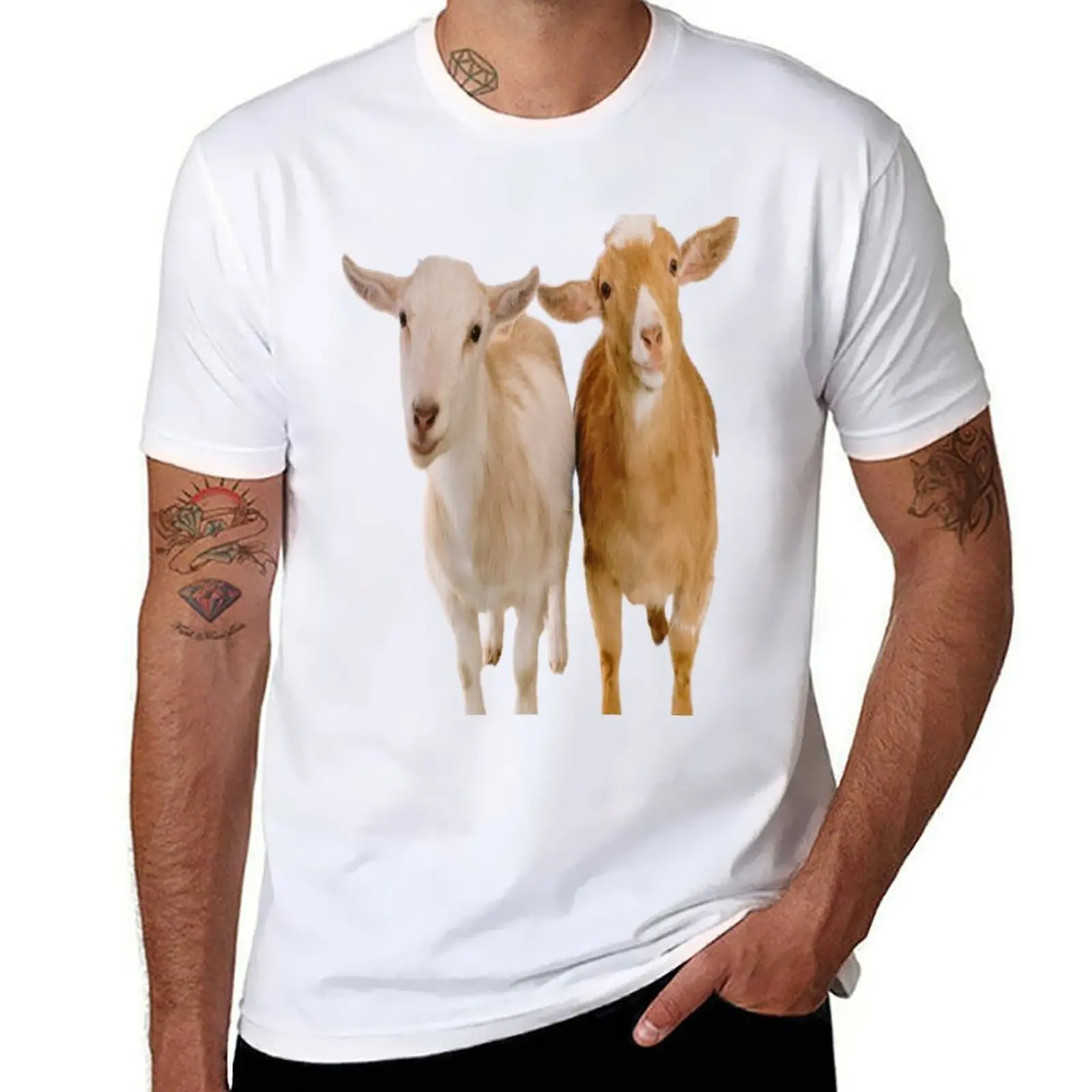 

T-Shirt shirts shirts men cotton man for men t shirts soft t t for man man Goats! casual for