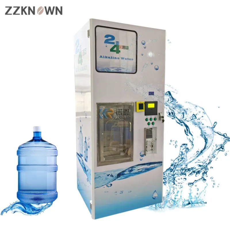 Custom Ice Cube Vending Machine Automatic Self Service Ice And Water Dispenser Commercial Industrial Ice Maker For Business view 2