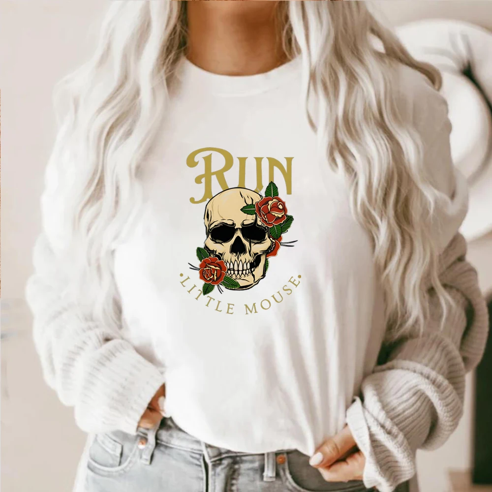 Run Little Mouse Harajuku print tee Dark Romance Reader Merch Bookish Booktok Smut Spicy book reader book club literature shirt