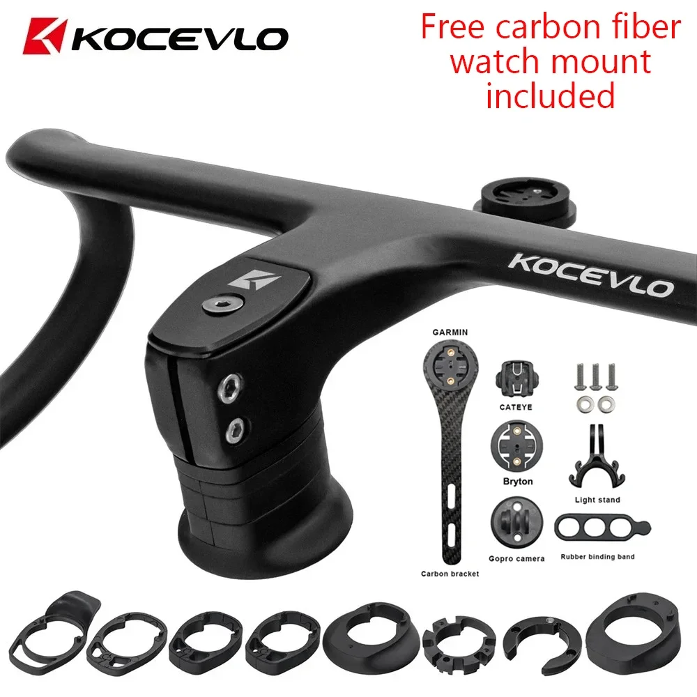 

Road Bicycle Handlebar X01 Full Carbon Fiber Stem Integrated For 28.6mm With Spacers Cycling Parts Accessories