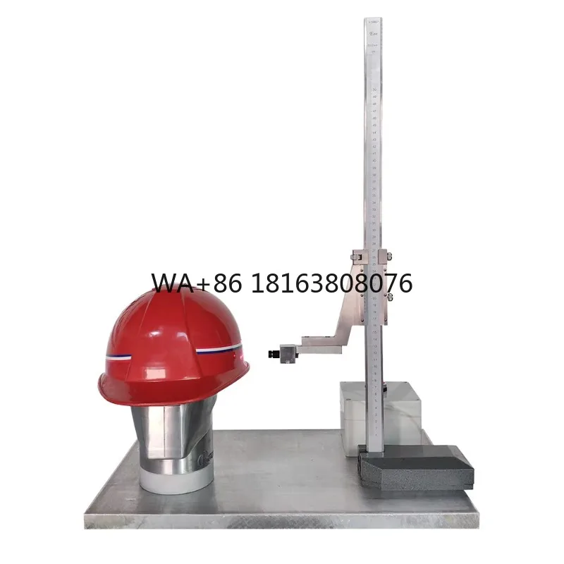 Convenient Vertical Jump Measurement Tool Stainless Steel Lab Wear Helmet Height for Test Machine