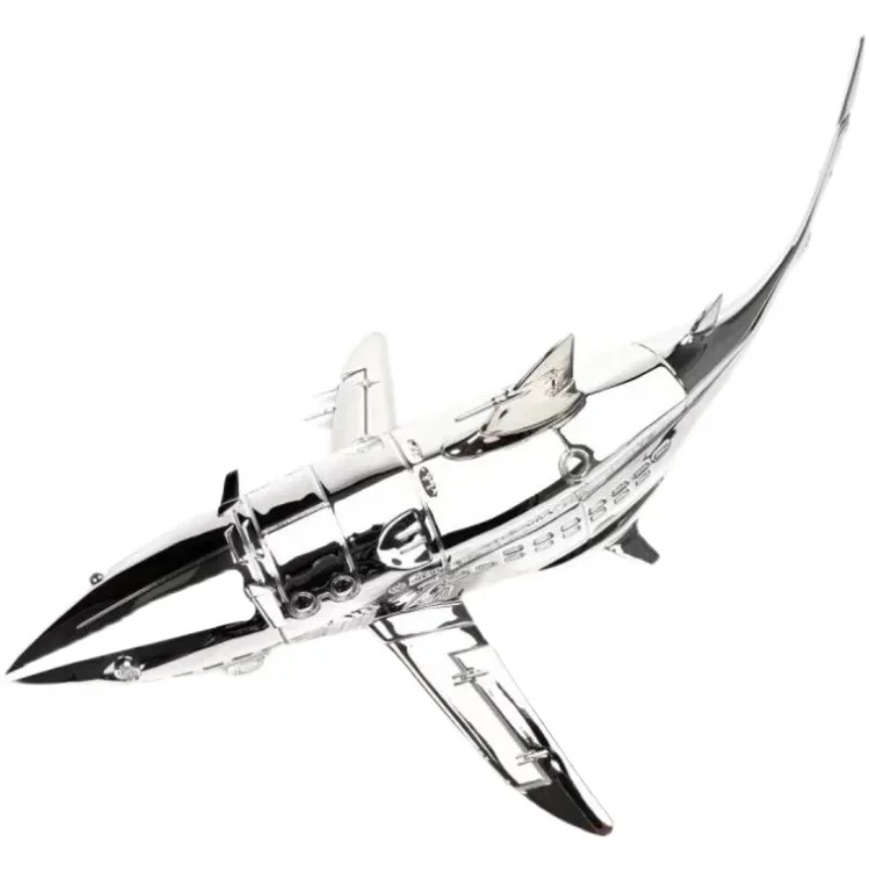 Ornaments For Home Future Science Technology Figurines Mechanical Shark Fashion Decorative Sculpture Modern Art Festival Gifts