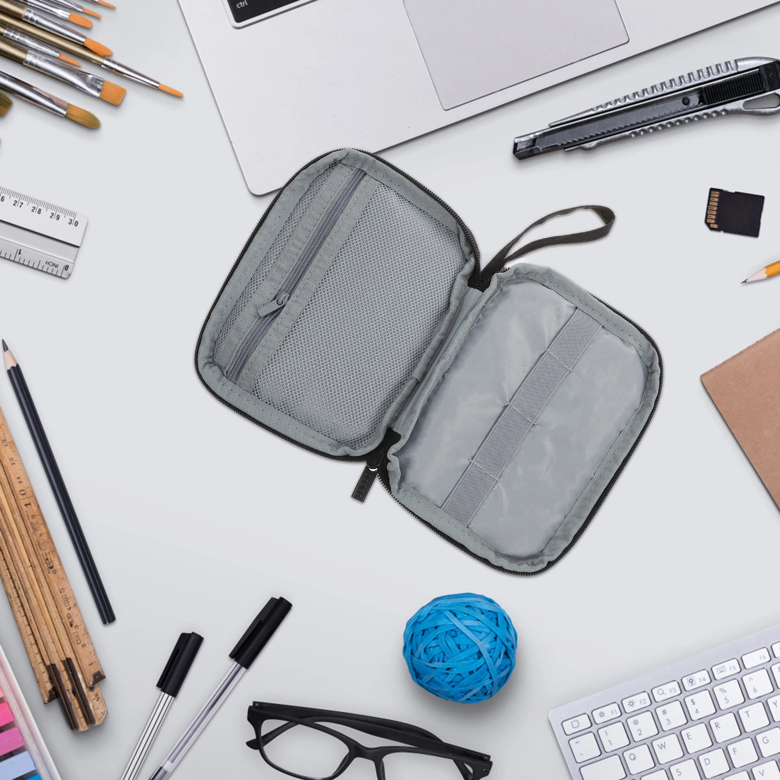 

Large Capacity Band Organizer Storage Bag Durable Oxford Cloth Watchband Pouch Portable Accessories Holder Reusable Watch Strap