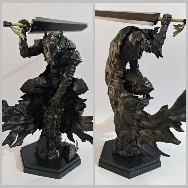 Game Anime Peripheral Figure Berserk Guts Berserker Battle Damage Gus Armor Statue ornaments boxed hand-made model