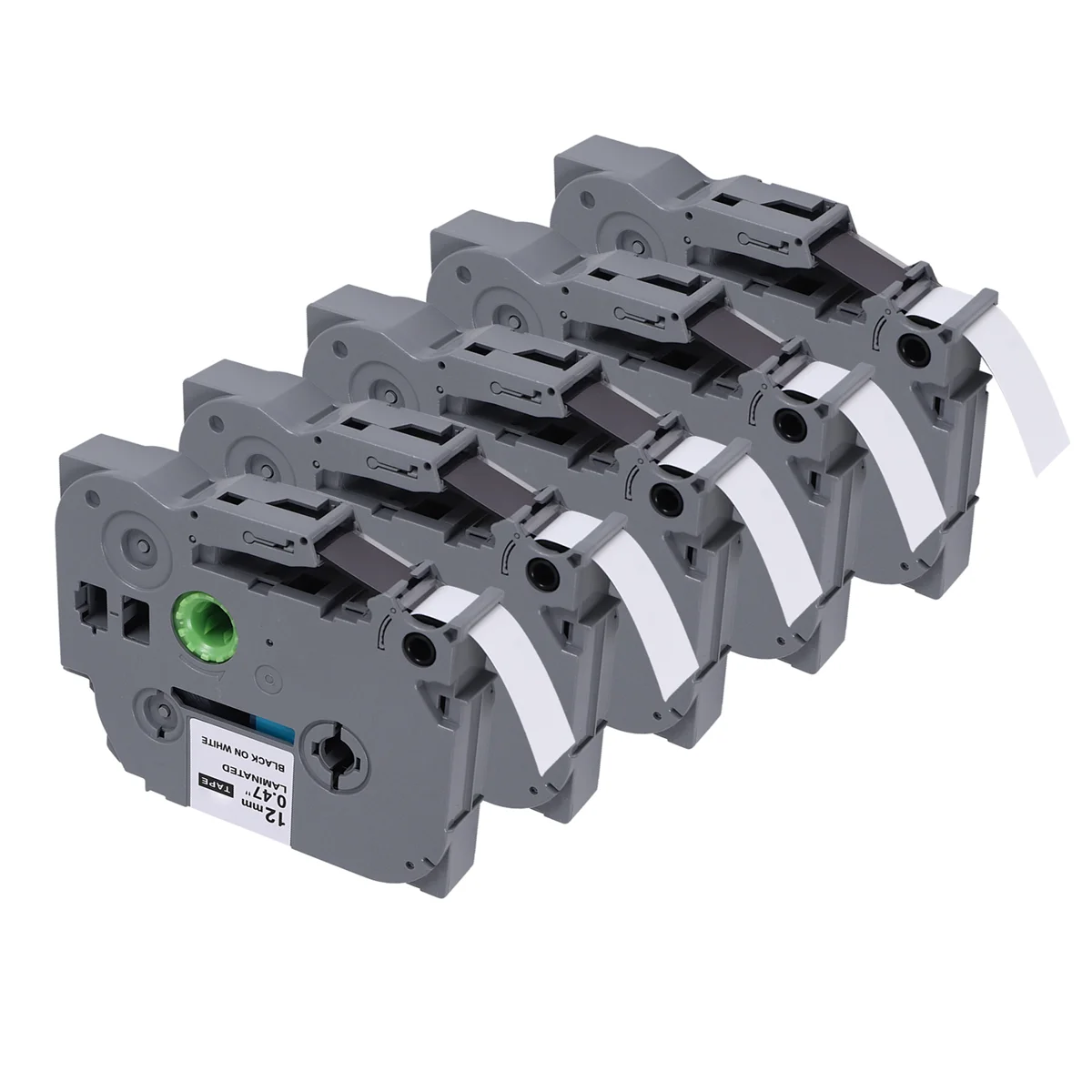 N35R_DU 5-Pack Label Maker Tape for Brother TZe-231 TZ-231 Laminated P-Press