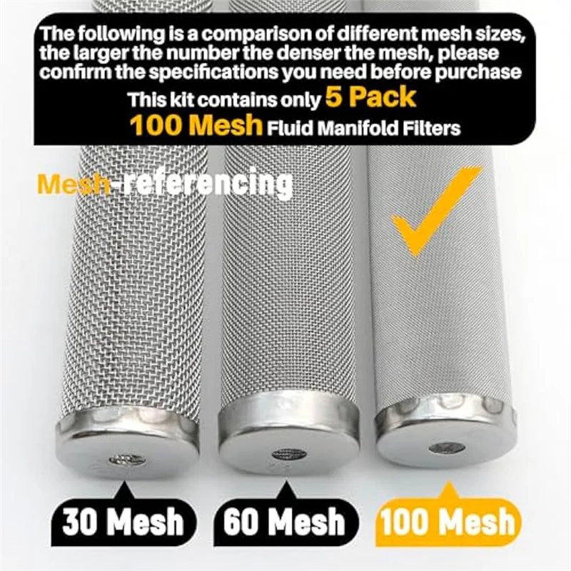 ABVT-730-067 100 ตาข่ายของเหลว Manifold FILTER 730067 Paint Sprayer สําหรับ Titan Paint Sprayer