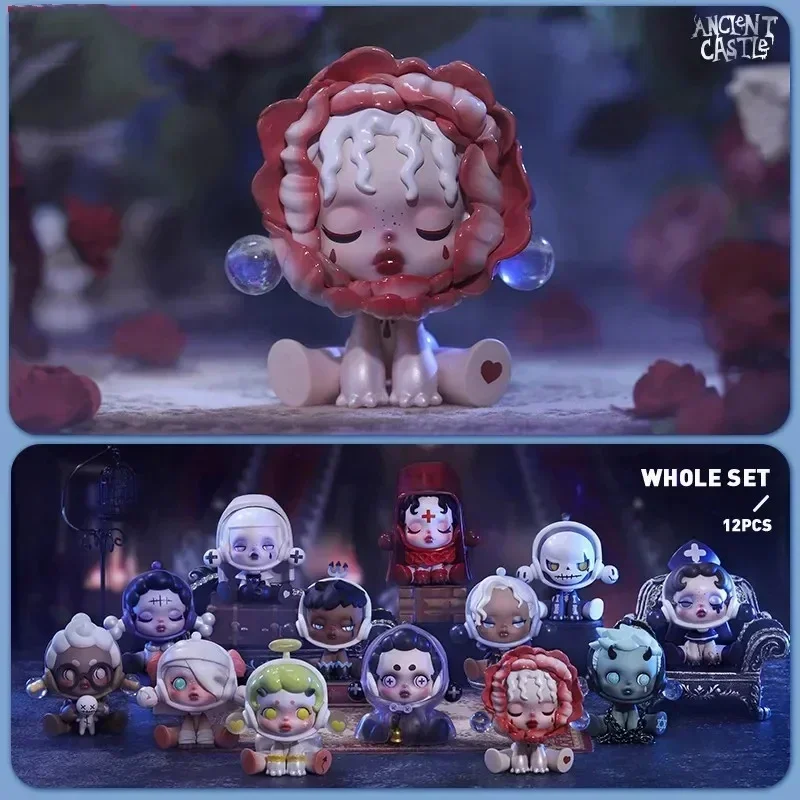 POP MART SkullPanda Ancient Castle Serie Original Blind Box Mystery Box Guess Bag Toys Doll Cute Anime Figure Desktop Ornaments