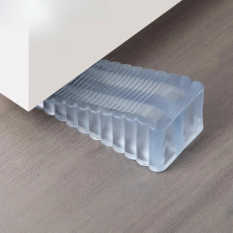 4 Stück transparente Türstopper, Hardware-Antikollisions-Türstopper, geeignet für Wohnzimmer, Schlafzimmer, Hotel, Badezimmer, Büro – Detail 7