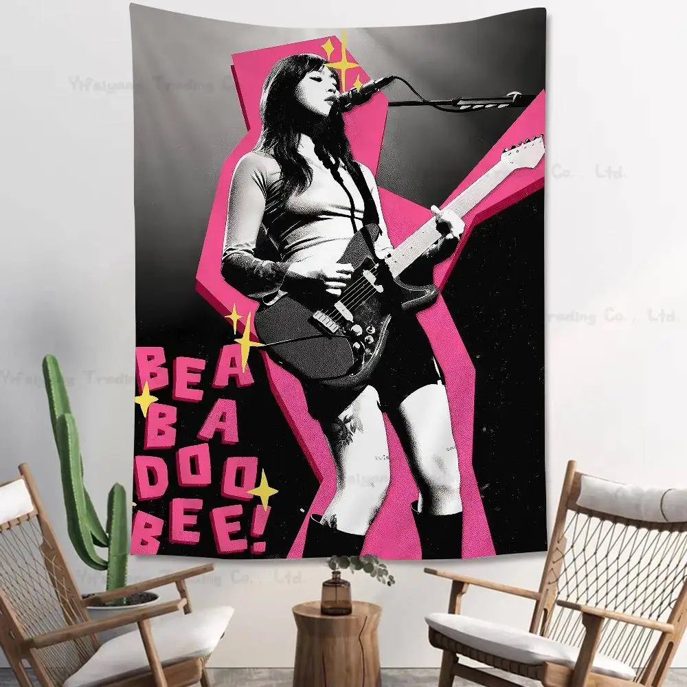 Rock Singer Pretty B-Beabadoobee Hanging Bohemian Tapestry Indian Buddha Wall Decoration Witchcraft Bohemian Hippie Cheap Wall