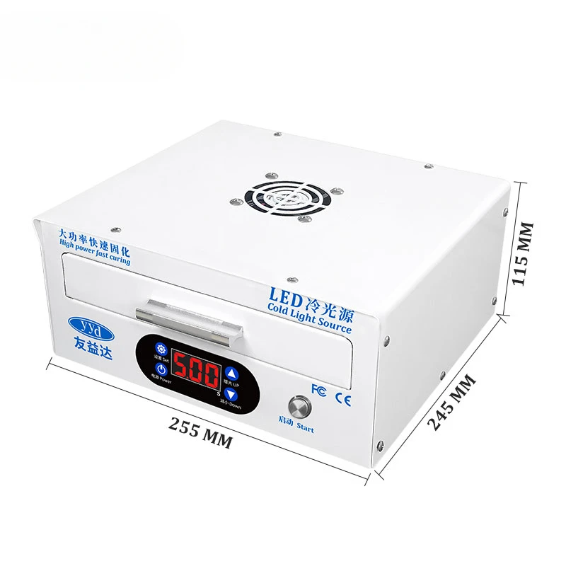 YYD Uv Dryer Curing Machine Uv Curing Lamp Mobile Phone Screen Glass Lcd Oca Uv Curing Box Drying Tool