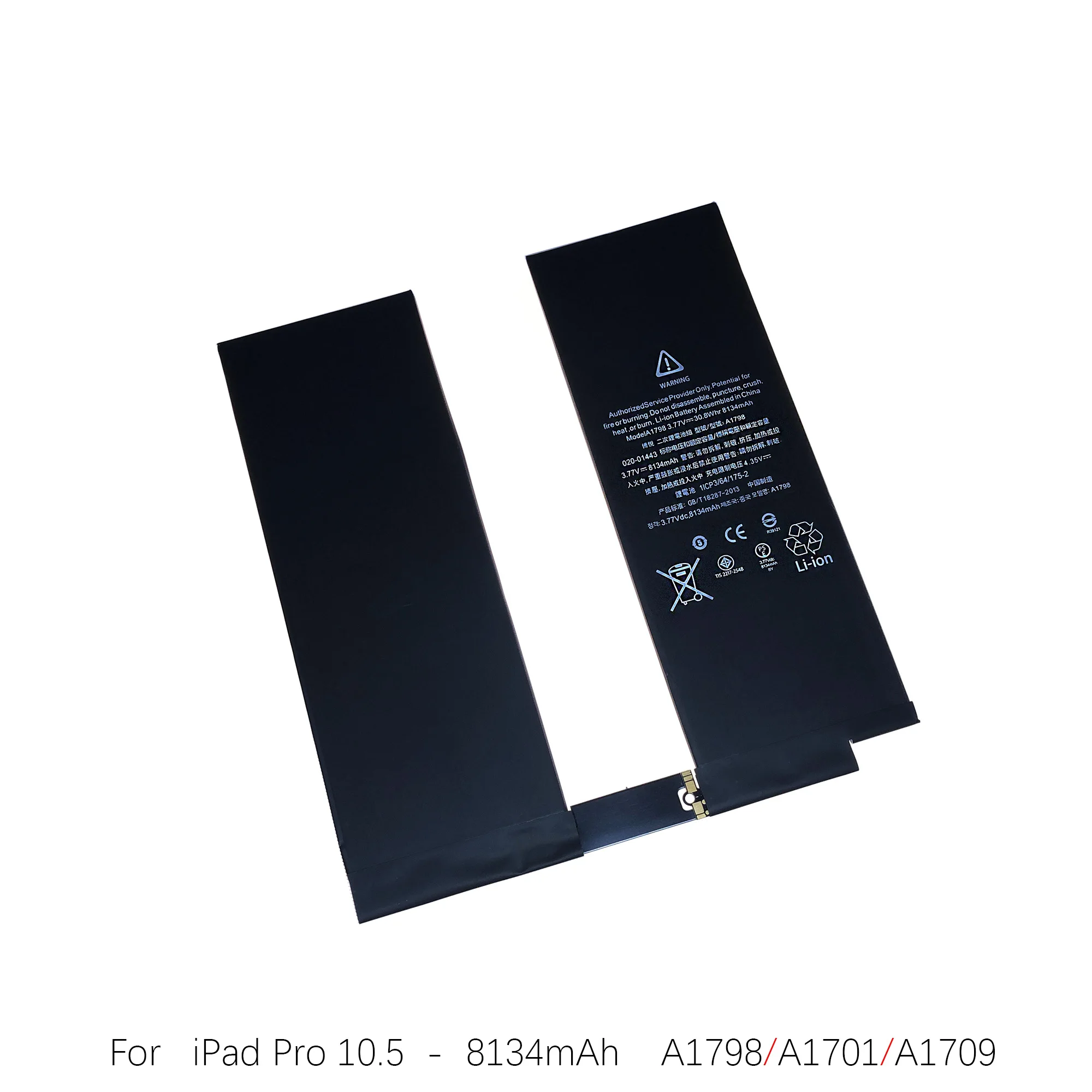 Battery For iPad Pro 9.7 10.5 A1798 Bateria A1664 Replacement Lithium Polymer A1673 A1674 A1675 A1701 A1709 Battery