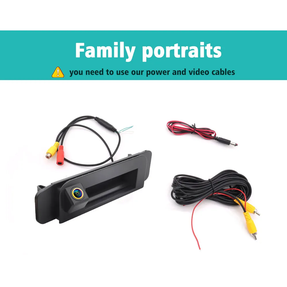 Reversing Camera For Mercedes Benz C Class W205 CLA W117 Car Trunk Handle Rear View Reversing 180 Degree Parking Camera