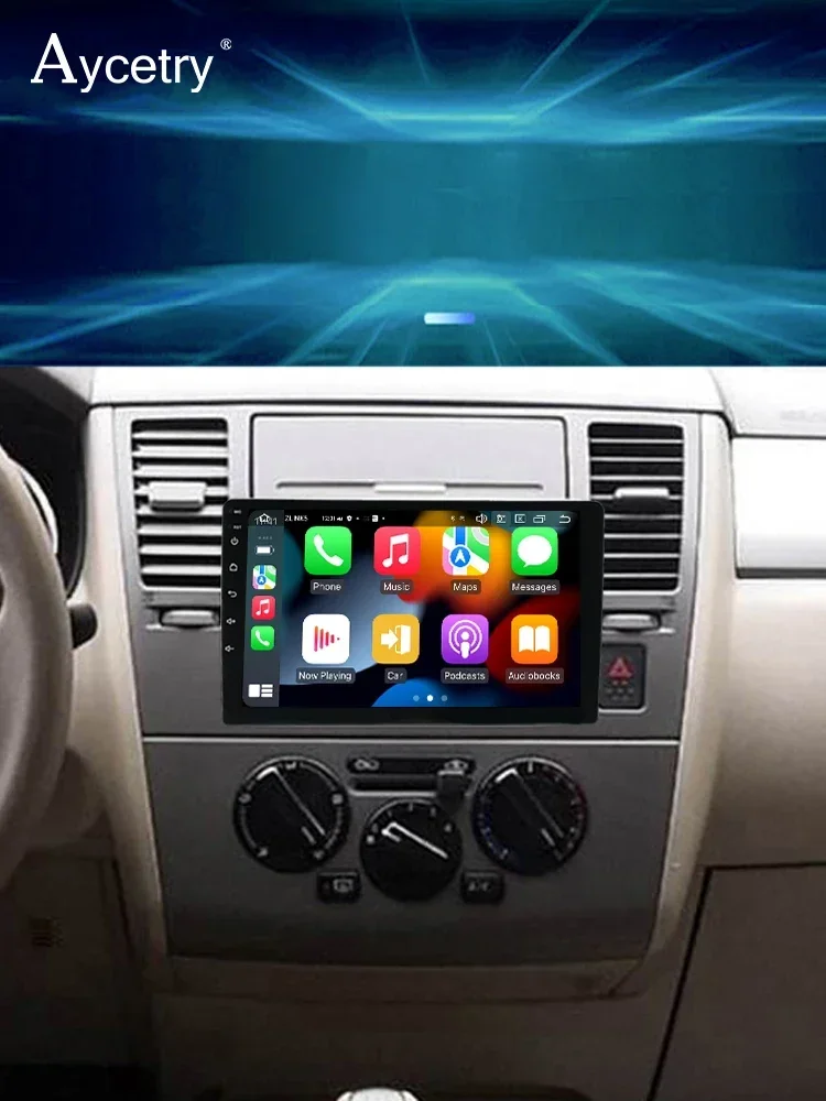 Android 14 Autoradio 2 din Stereo Autoradio Draadloze Carplay Android Auto Universele WIFI 4G LTE GPS Auto audio Multimedia Speler - afbeelding 2