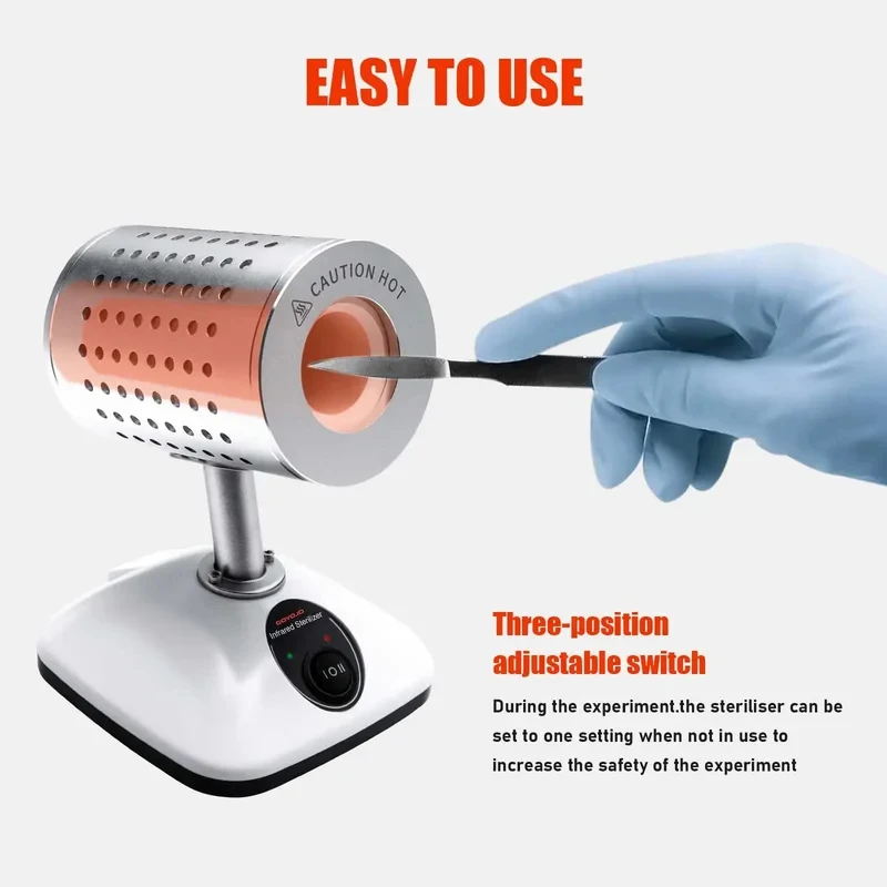 

L Inoculation Loop Sterilizer 0°C-°C High Temperature Disinfection - Seconds Rapid Sterilization Equipment