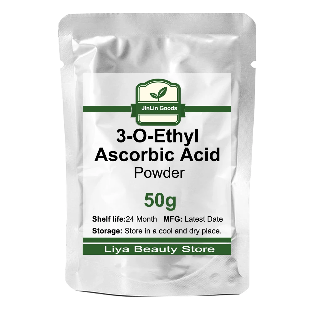 50-1000g 3-O-Ethyl Ascorbic Acid Powder For Skin Whitening Cosmetics Raw Material Brightening Skin