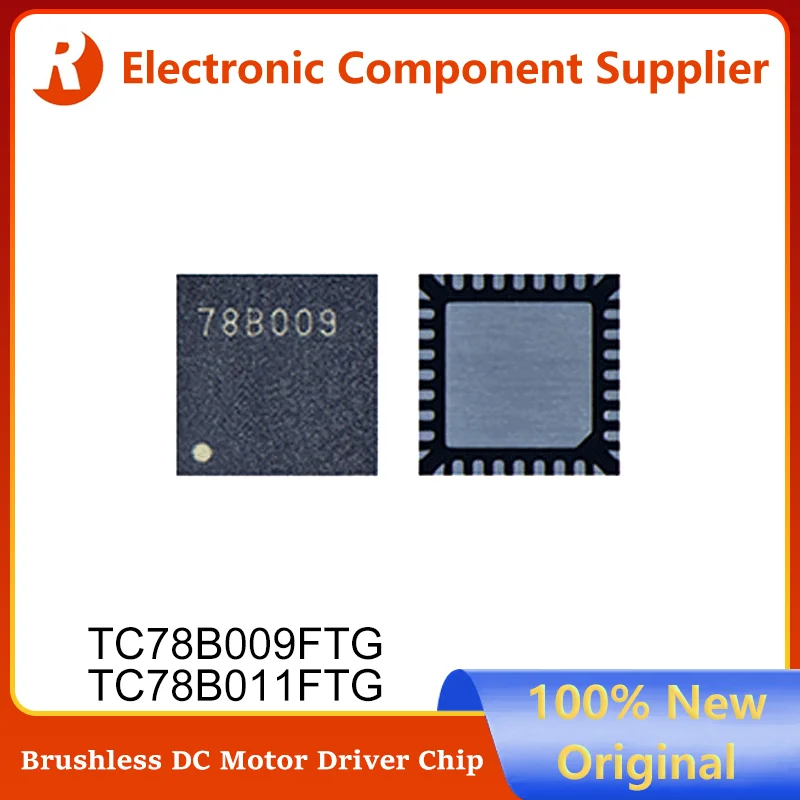 10Pcs TC78B009FTG QFN-36 TC78B011FTG WQFN-36 100% Brand New Original Closed-loop Three-phase Brushless Motor Drive Chip TC78B0