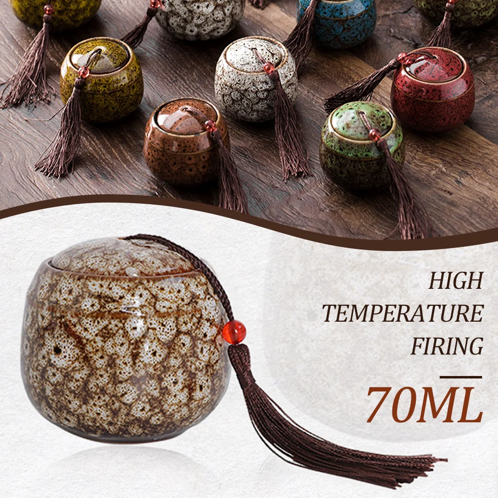 70ml Ceramic Mini Cremation Urn Memorial Container Pet Ashes Urn mall Keepsake Funeral Casket Pet Dog Cat Bird Mouse Columbarium