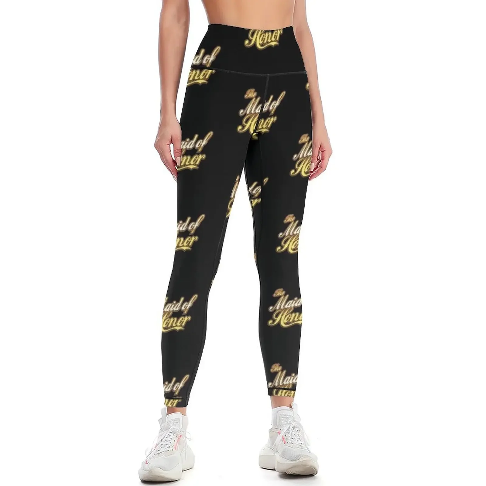 

The Maid of Honor - Black Leggings Women's trousers Fitness's gym clothes Leginsy push up sportswear for gym Womens Leggings