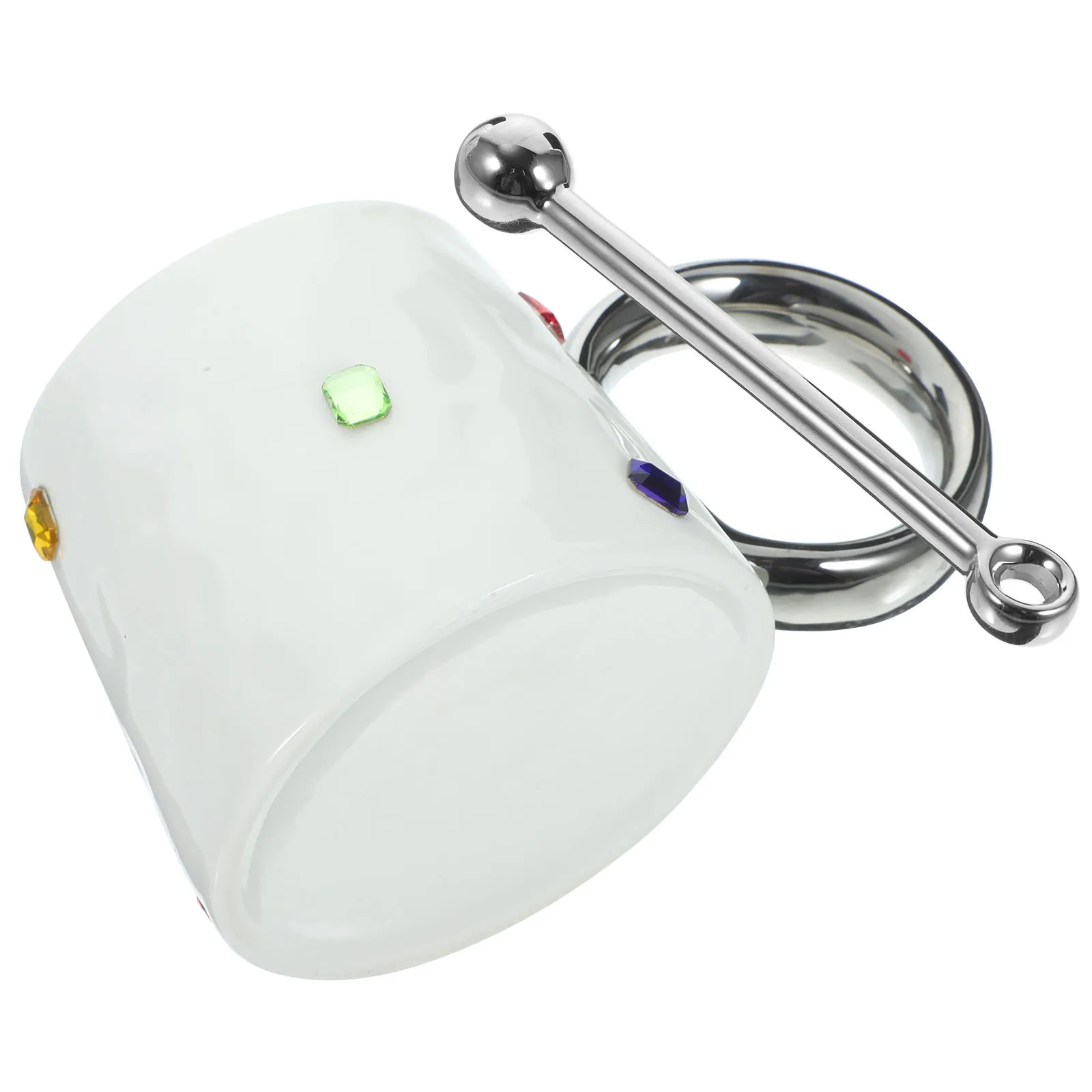 

Ceramic Mug with Spoon Simple Style Coffee Cup Practical Water Cup for Home Office Daily Use Ceramic Tea Mug Latte Mugs