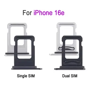 Bilashmart Single / Dual SIM Card Tray iPhone 16e 2025 Phone Sim Card Adapter Replacement Part